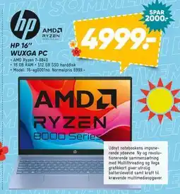 Bilka HP 16’’ WUXGA PC tilbud