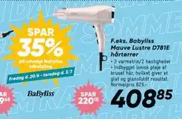 Bilka Spar 35% på udvalgt Babyliss hårstyling tilbud