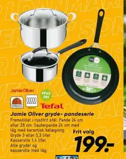 Bilka Jamie Oliver gryde- pandeserie tilbud