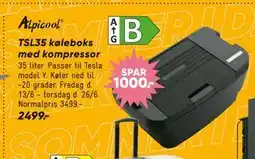 Bilka TSL35 køleboks med kompressor tilbud