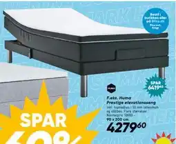 Bilka Huma Prestige elevationsseng tilbud