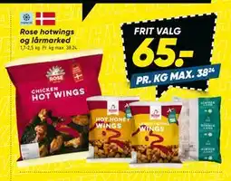 Bilka Rose hotwings og lårmarked tilbud