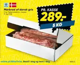 Bilka Mørbrad af dansk gris tilbud