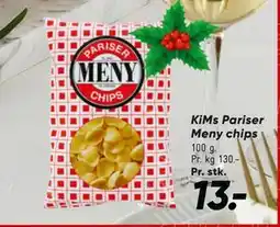 Bilka KiMs Pariser Meny chips tilbud