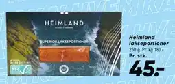 Bilka Heimland lakseportioner tilbud