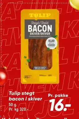 Bilka Tulip stegt bacon i skiver tilbud