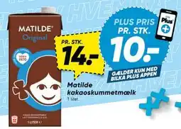 Bilka Matilde kakaoskummetmælk tilbud