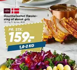 Bilka Gourmetsaltet flæskesteg af dansk gris tilbud