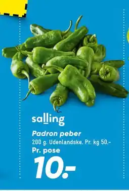 Bilka Padron peber tilbud