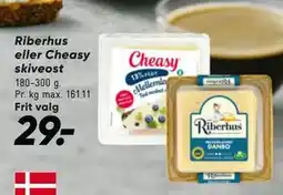 Bilka Riberhus eller Cheasy skiveost tilbud