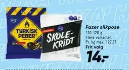 Bilka Fazer slikpose tilbud