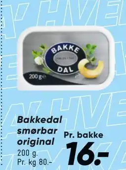 Bilka Bakkedal smørbar original tilbud