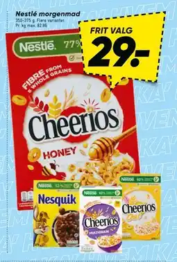 Bilka Nestlé morgenmad tilbud