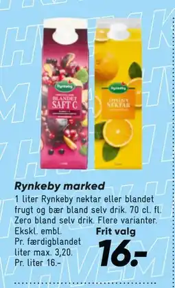 Bilka Rynkeby marked tilbud