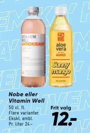 Bilka Nobe eller Vitamin Well tilbud