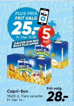Bilka Capri-Sun tilbud