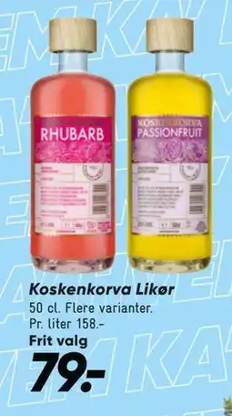 Bilka Koskenkorva Likør tilbud