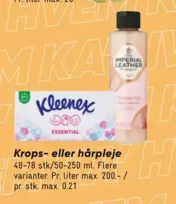 Bilka Krops- eller hårpleje tilbud