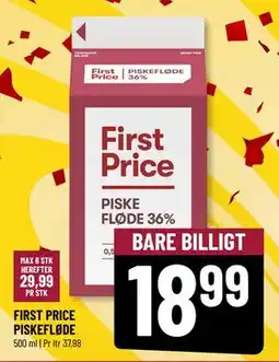 Løvbjerg FIRST PRICE PISKEFLØDE tilbud