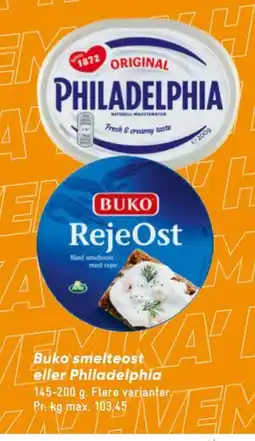 Bilka Buko smelteost eller Philadelphia tilbud