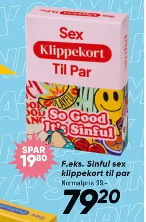 Bilka Sinful sex klippekort til par tilbud