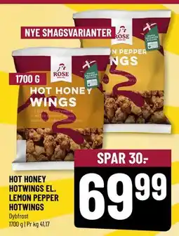 Løvbjerg HOT HONEY HOTWINGS EL. LEMON PEPPER HOTWINGS tilbud
