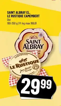 Løvbjerg SAINT ALBRAY EL. LE RUSTIQUE CAMEMBERT tilbud