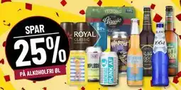 Løvbjerg SPAR 25% PÅ ALKOHOLFRI ØL tilbud