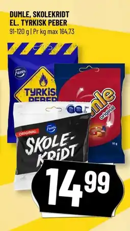 Løvbjerg DUMLE, SKOLEKRIDT EL. TYRKISK PEBER tilbud
