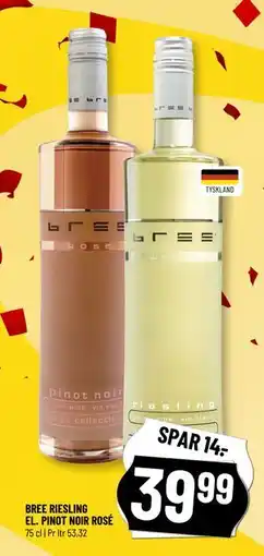 Løvbjerg BREE RIESLING EL. PINOT NOIR ROSÉ tilbud