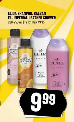 Løvbjerg ELIDA SHAMPOO, BALSAM EL. IMPERIAL LEATHER SHOWER tilbud
