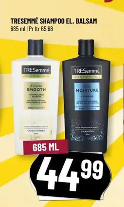 Løvbjerg TRESEMMÉ SHAMPOO EL. BALSAM tilbud