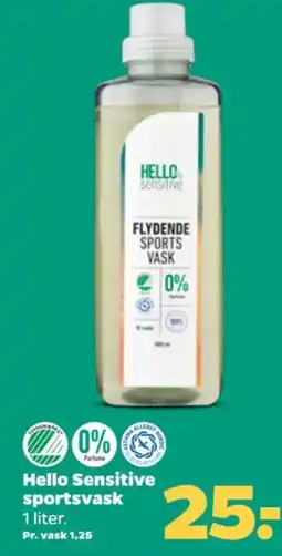 Netto Hello Sensitive sportsvask tilbud