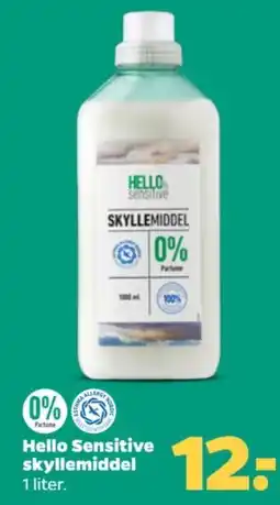 Netto Hello Sensitive skyllemiddel tilbud