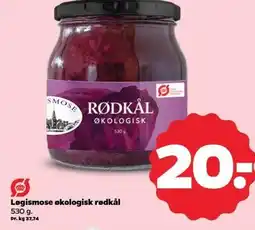 Netto Løgismose økologiske rødkål tilbud