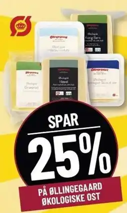 Løvbjerg SPAR 25% PÅ ØLLINEGAARD ØKOLOGISKE OST tilbud