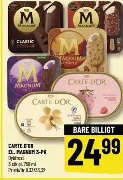 Løvbjerg CARTE D'OR EL. MAGNUM 3-PK tilbud