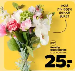 Netto Kunstig blomsterstilk tilbud