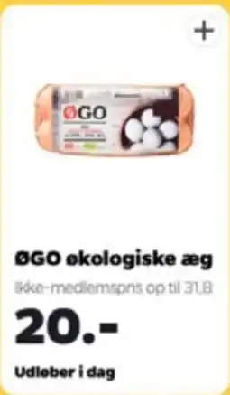 Netto ØGO økologiske æg tilbud