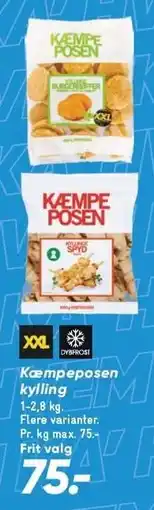 Bilka Kæmpeposen kylling tilbud