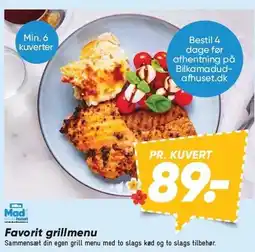 Bilka Favorit grillmenu tilbud