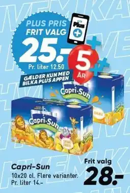 Bilka Capri-Sun tilbud