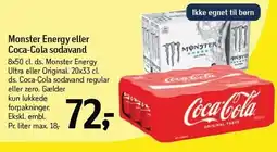 Føtex Monster Energy eller Coca-Cola sodavand tilbud