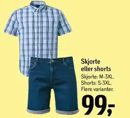 Føtex Skjorte eller shorts tilbud