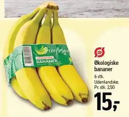 Føtex Økologiske bananer 6 stk tilbud