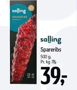 Føtex Salling Spareribs tilbud