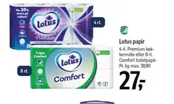 Føtex Lotus papir tilbud