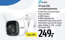 Føtex TP-Link C310 overvågningskamera tilbud