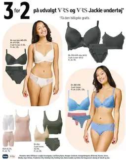 Føtex 3 for 2 på uvalgte VRS OG VRS Jackie undertøj tilbud