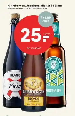 SPAR Grimbergen, Jacobsen eller 1664 Blanc tilbud
